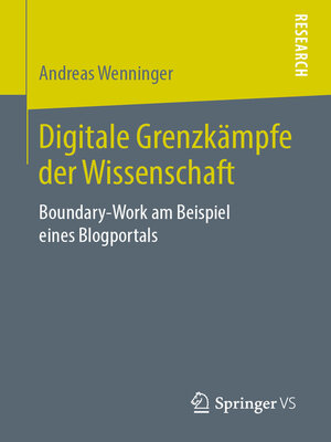 cover image of Digitale Grenzkämpfe der Wissenschaft